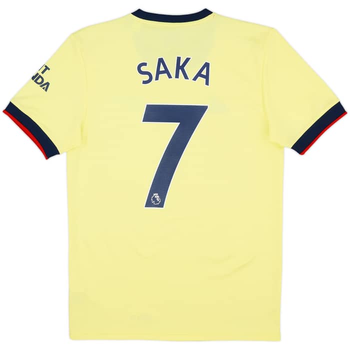 2021-22 Arsenal Away Shirt Saka #7
