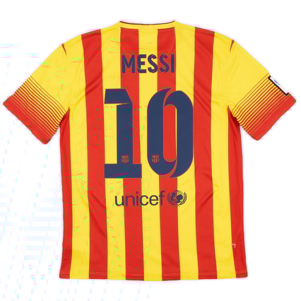 2013-15 Barcelona Away Shirt Messi #10 - 6/10 - (M)