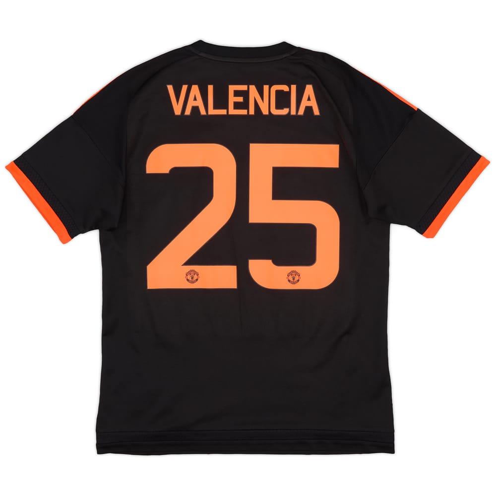 2015-16 Manchester United Third Shirt Valencia #25 - 9/10 - (M)