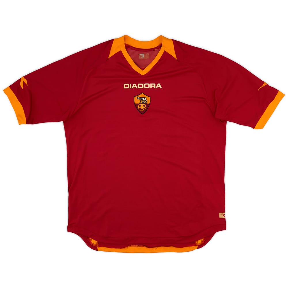 2006-07 Roma Home Shirt - 6/10 - (L)