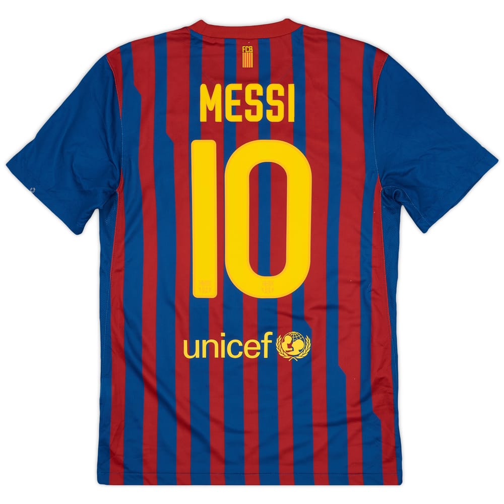 2011-12 Barcelona Home Shirt Messi #10 - 6/10 - (S)