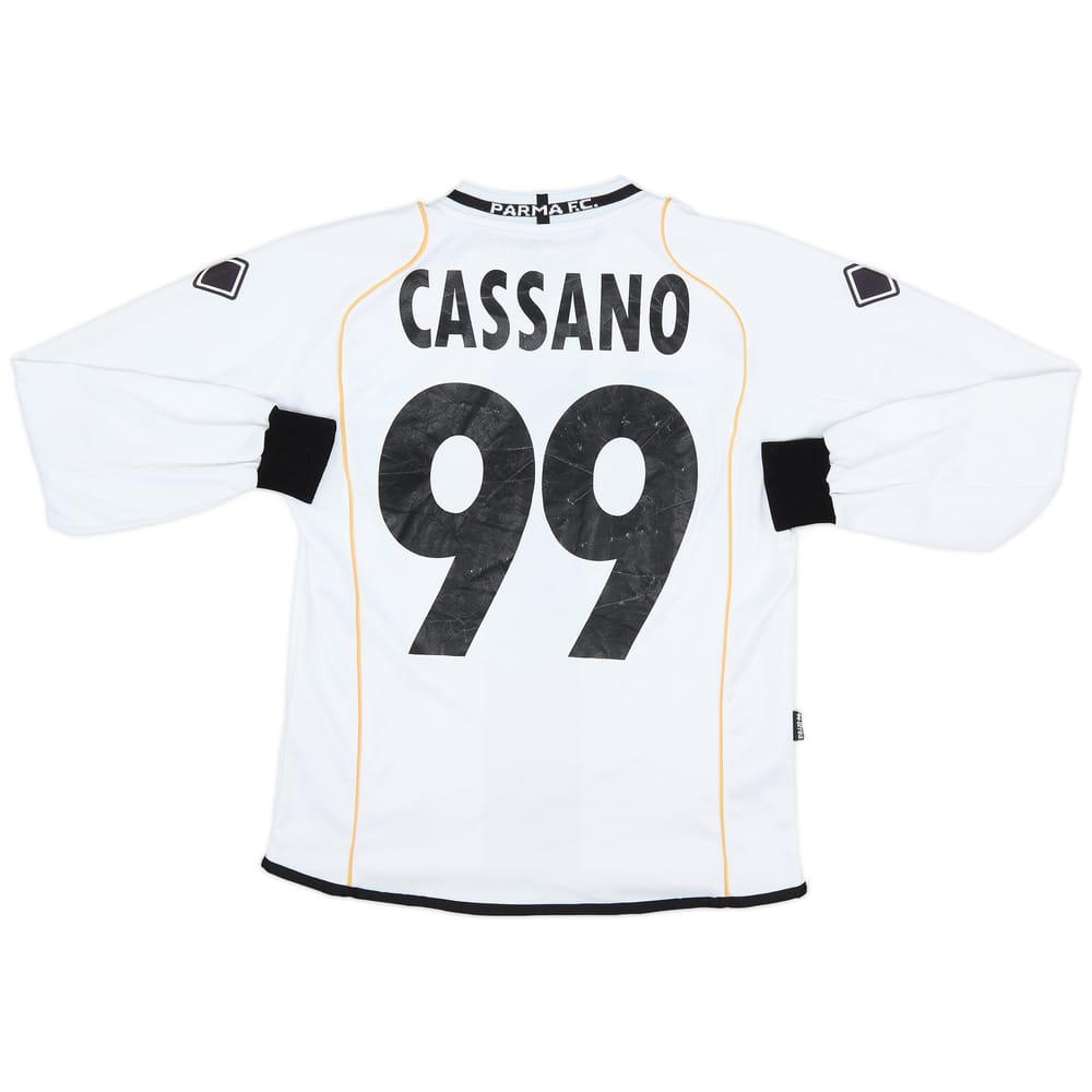 2012-13 Parma Home Shirt Cassano #99 - 3/10 - (S.Boys)