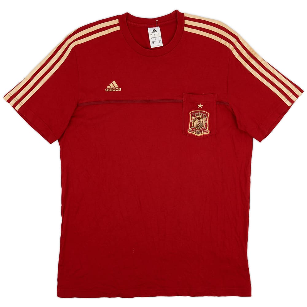 2013-14 Spain adidas Cotton Tee - 8/10 - (L)