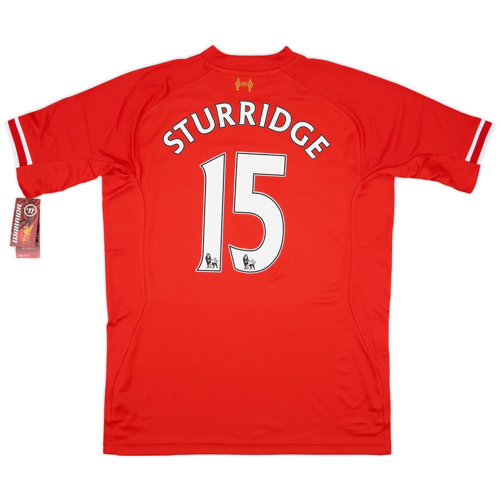 2013-14 Liverpool Home Shirt Sturridge #15 (L)