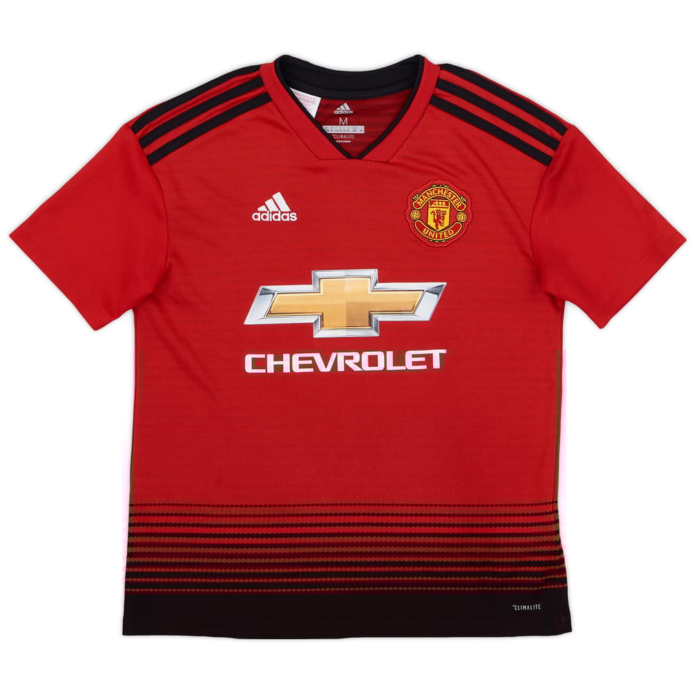 2018-19 Manchester United Home Shirt - 8/10 - (M.Boys)