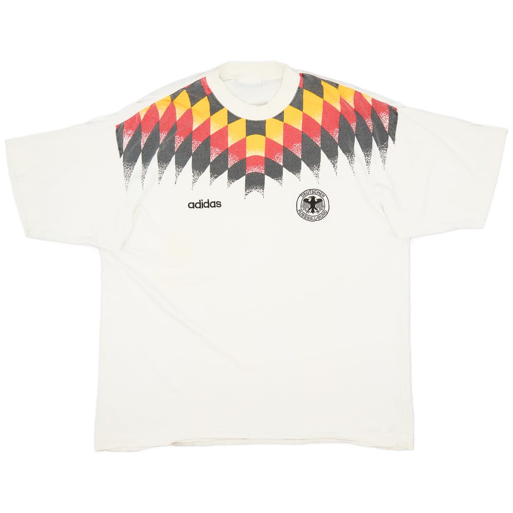 1994-96 Germany adidas Training Cotton Tee - 8/10 - (XL)