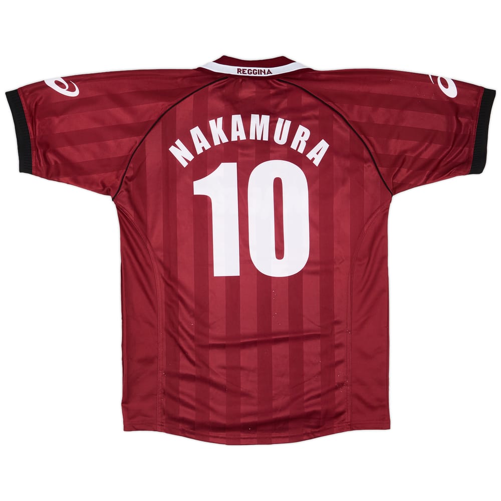 2002-03 Reggina Home Shirt Nakamura #10 - 6/10 - (XL)