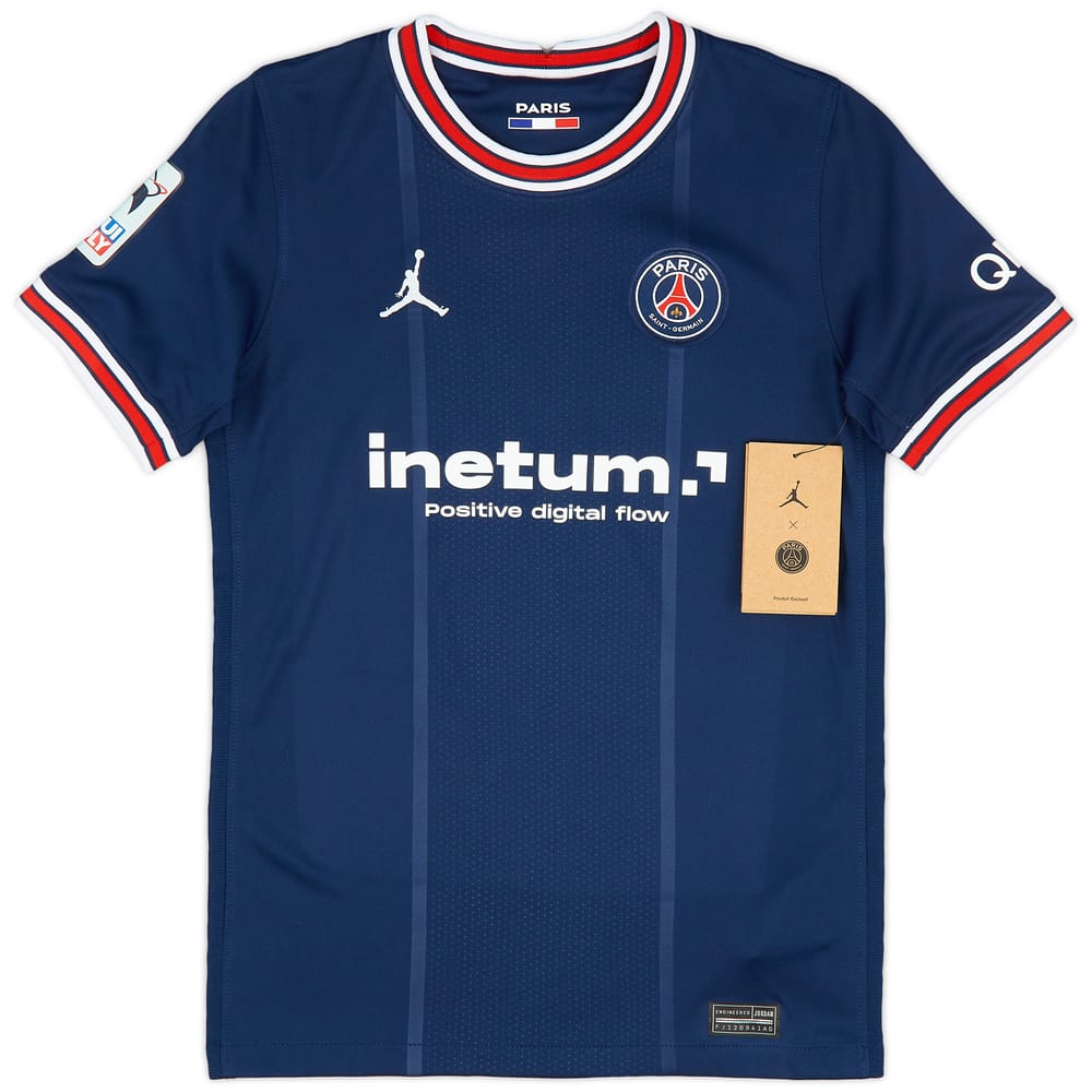 2021-22 Paris Saint-Germain x Air Jordan Handball Home Shirt (M.Kids)