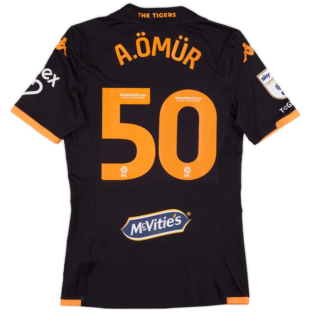 2023-24 Hull City Match Issue Home Shirt A. Ömür #50