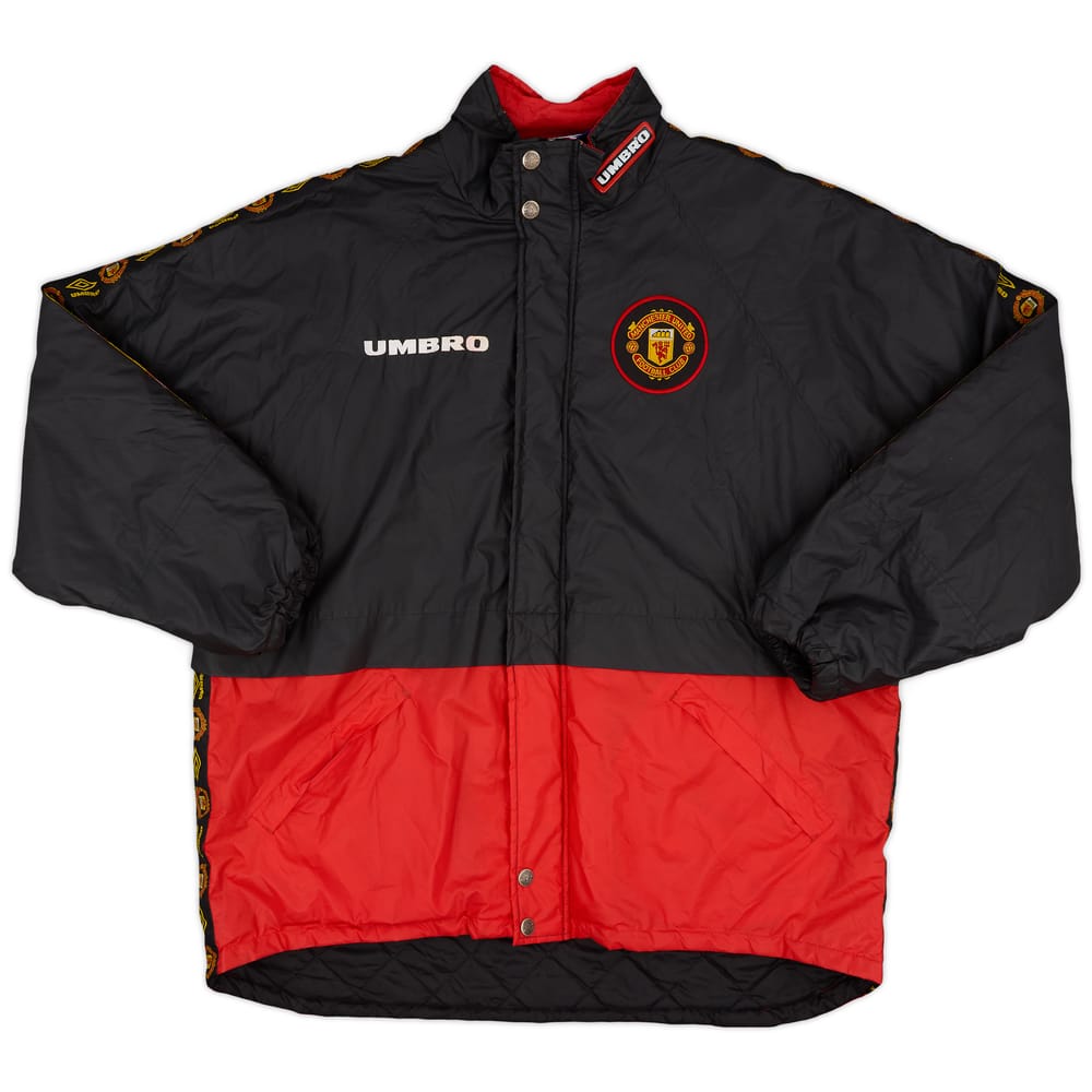1996-97 Manchester United Umbro Padded Bench Coat - 9/10 - (XL)