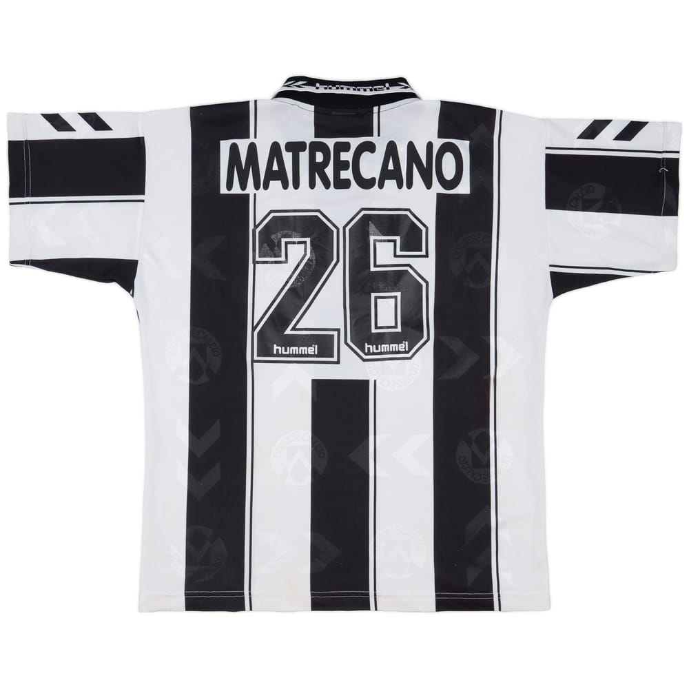 1995-96 Udinese Home Shirt Matrecano #26 - 7/10 - (XL)