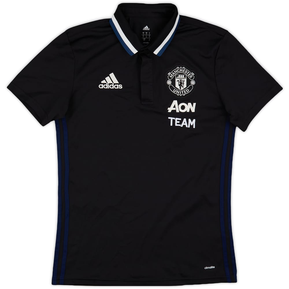 2016-17 Manchester United adidas Polo Shirt - 8/10 - (S)