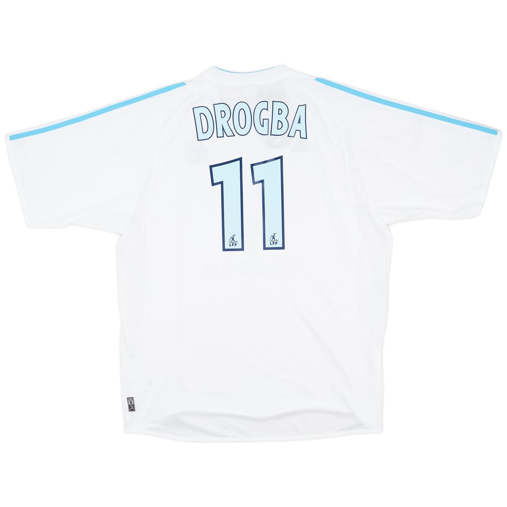 2003-04 Olympique Marseille Home Shirt Drogba #11 (XL)