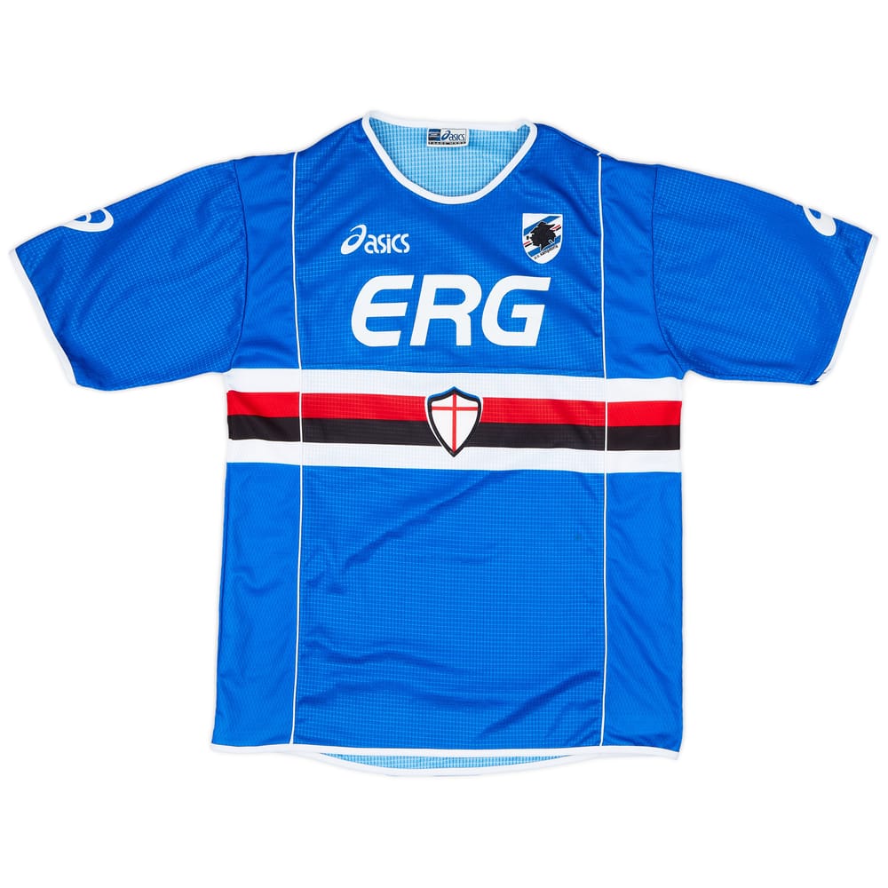 2002-03 Sampdoria Home Shirt - 9/10 - (XL)