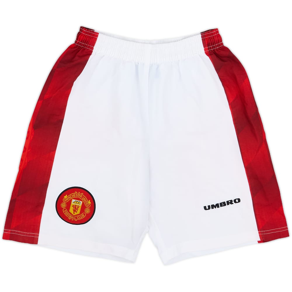 1996-97 Manchester United Home Shorts - 7/10 - (L.Boys)