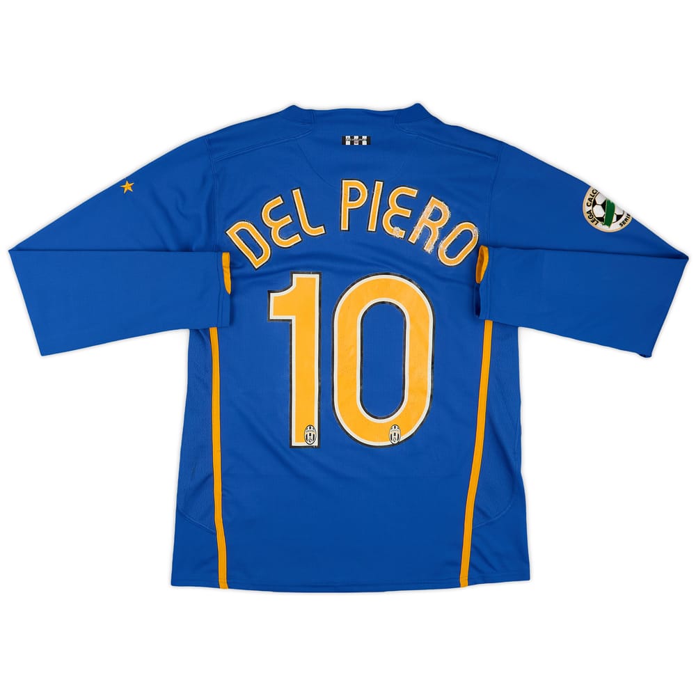 2007-08 Juventus Away L/S Shirt Del Piero #10 - 6/10 - (S)