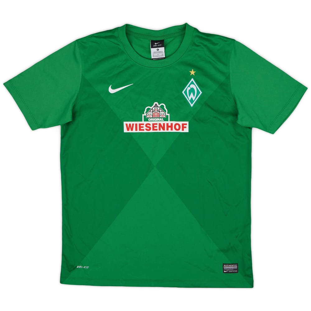 2012-13 Werder Bremen Basic Home Shirt - 10/10 - (XL.Boys)