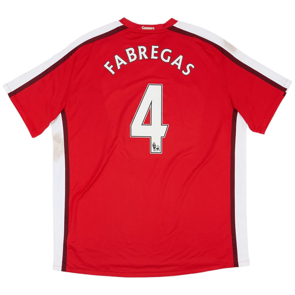 2008-10 Arsenal Home Shirt Fabregas #4 - 5/10 - (XXL)