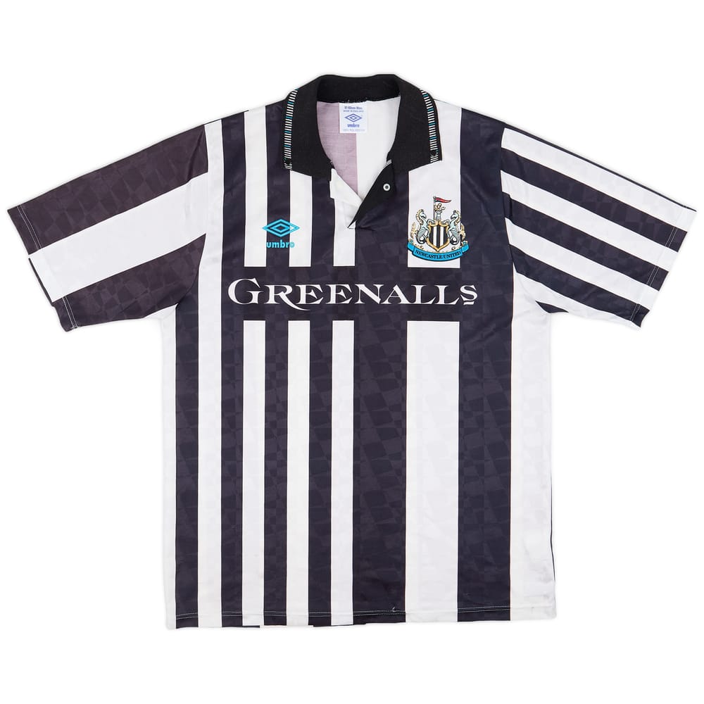 1990-91 Newcastle United Home Shirt - 7/10 - (L)