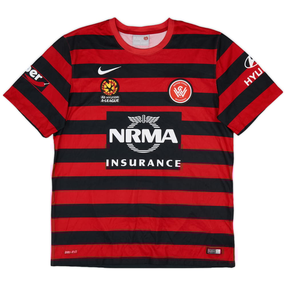 2014-15 Western Sydney Wanderers Home Shirt - 8/10 - (XL)