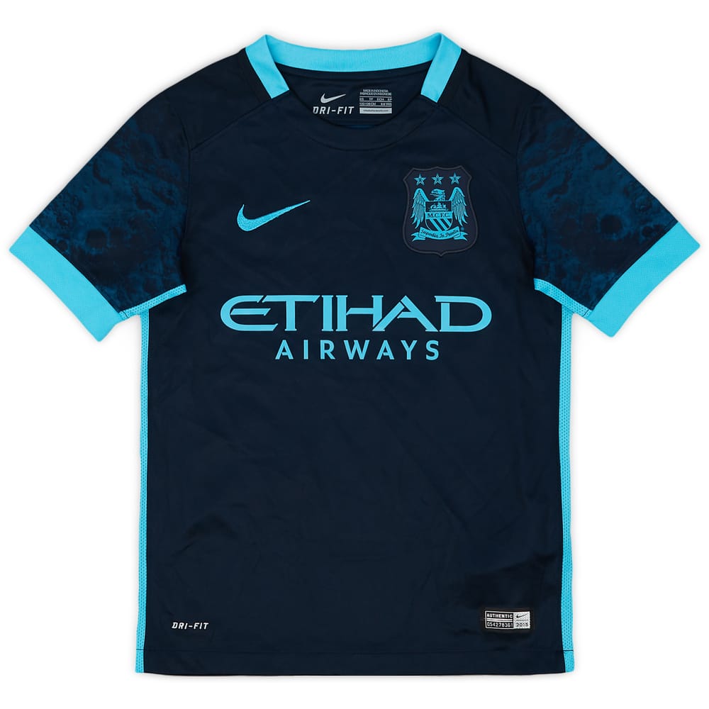 2015-16 Manchester City Away Shirt - 9/10 - (6-8 Years)