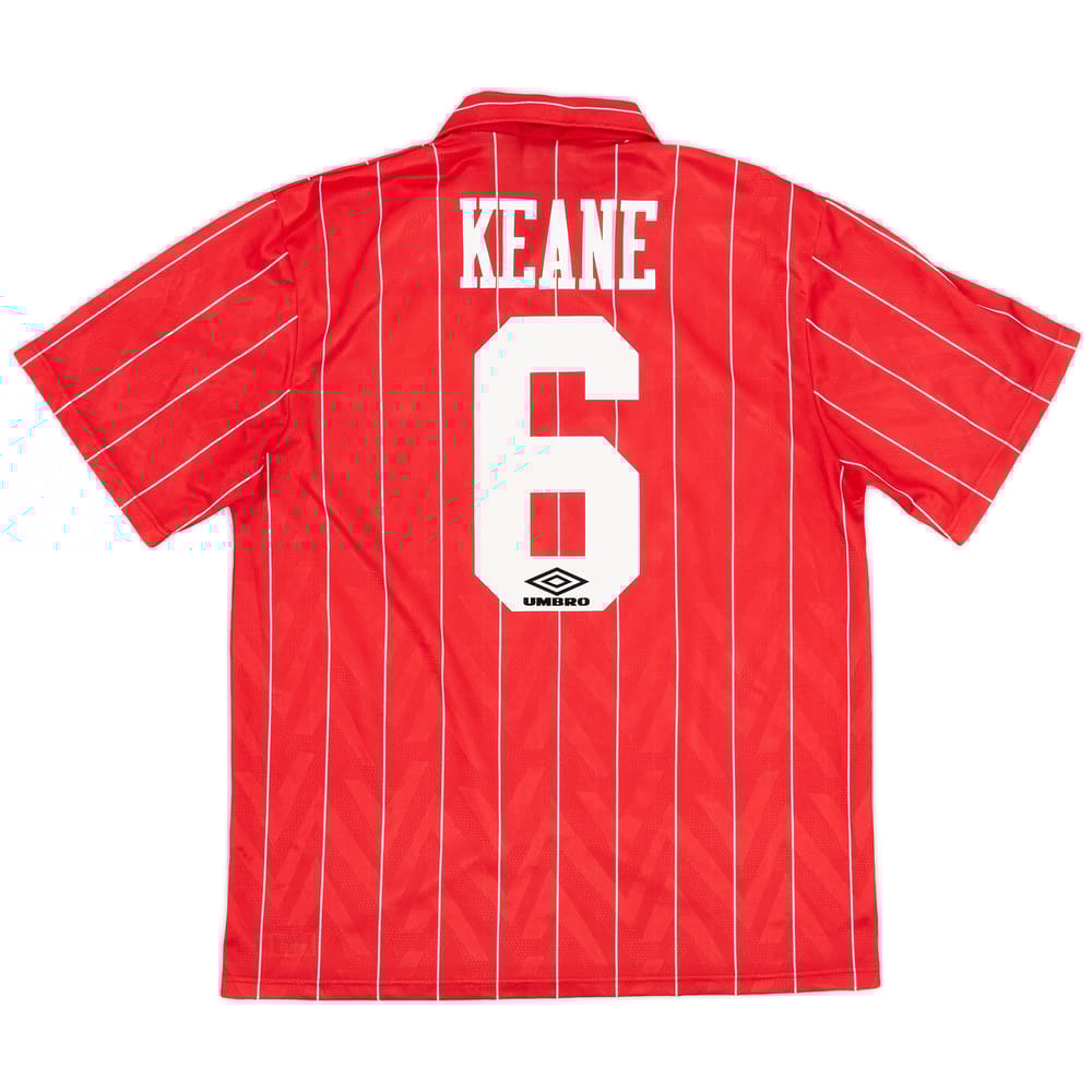 1992-94 Nottingham Forest Home Shirt Keane #6 - 8/10 - (L)