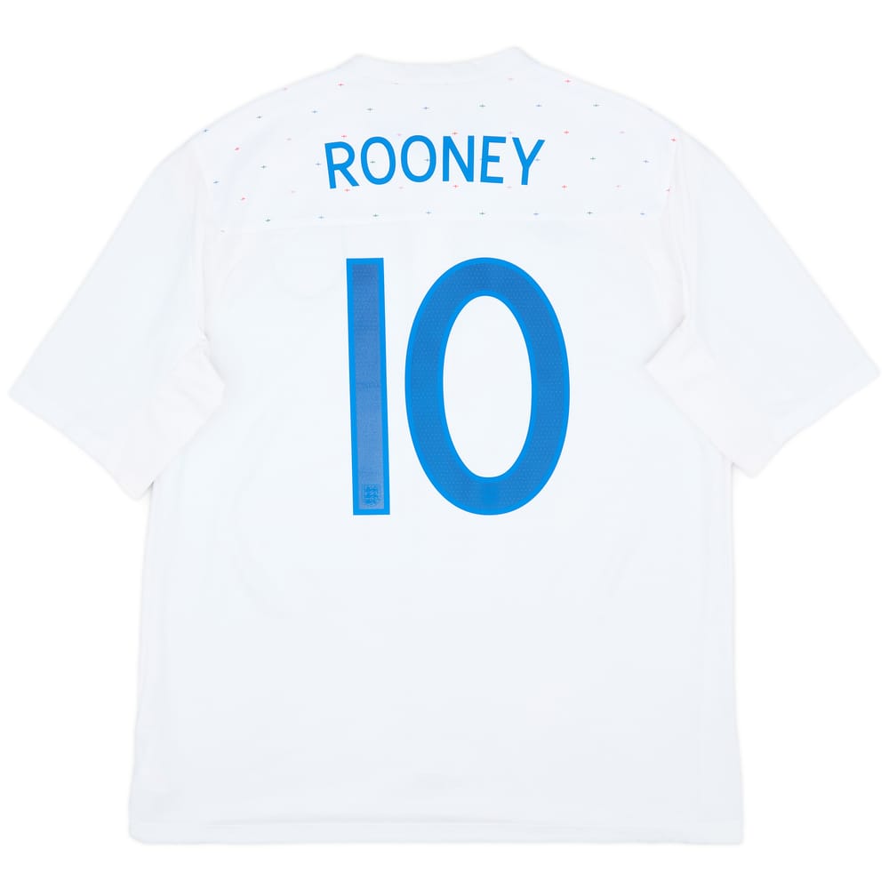 2010-11 England Home Shirt Rooney #10 - 8/10 - (XL)