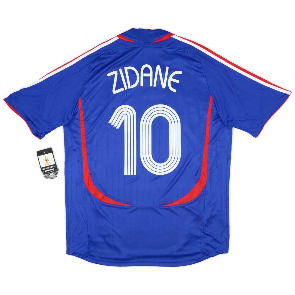 2006-07 France Home Shirt Zidane #10 (XL)