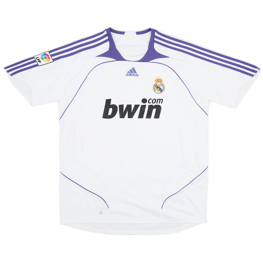 2007-08 Real Madrid Home Shirt - 6/10 - (XXL)