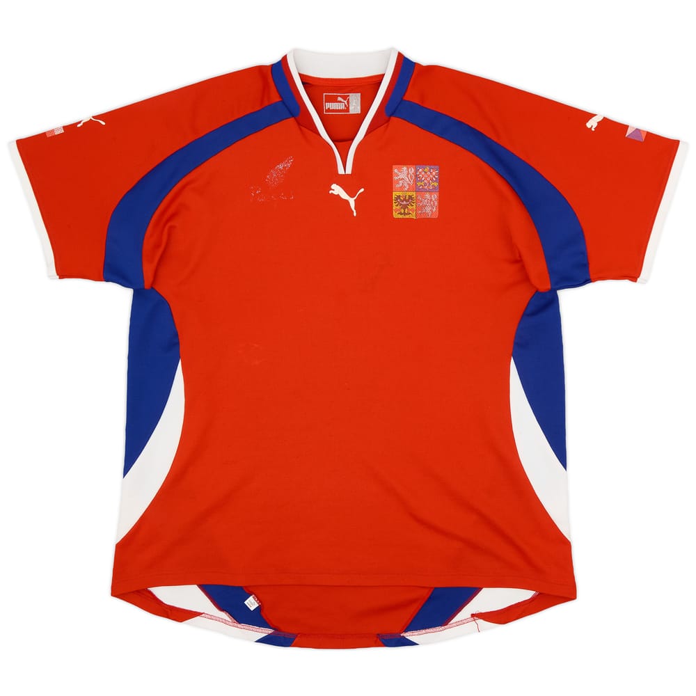 2000-02 Czech Republic Basic Home Shirt - 4/10 - (L)