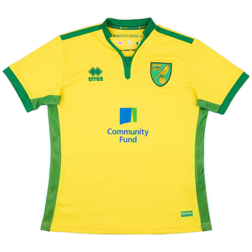 2016-17 Norwich Home Shirt - 9/10 - (S)