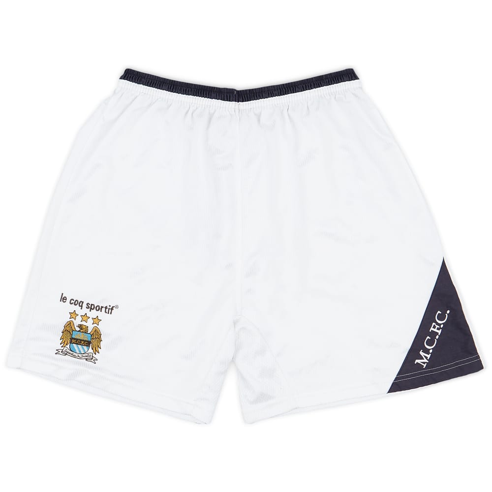 1999-01 Manchester City Home Shorts - 7/10 - (S)