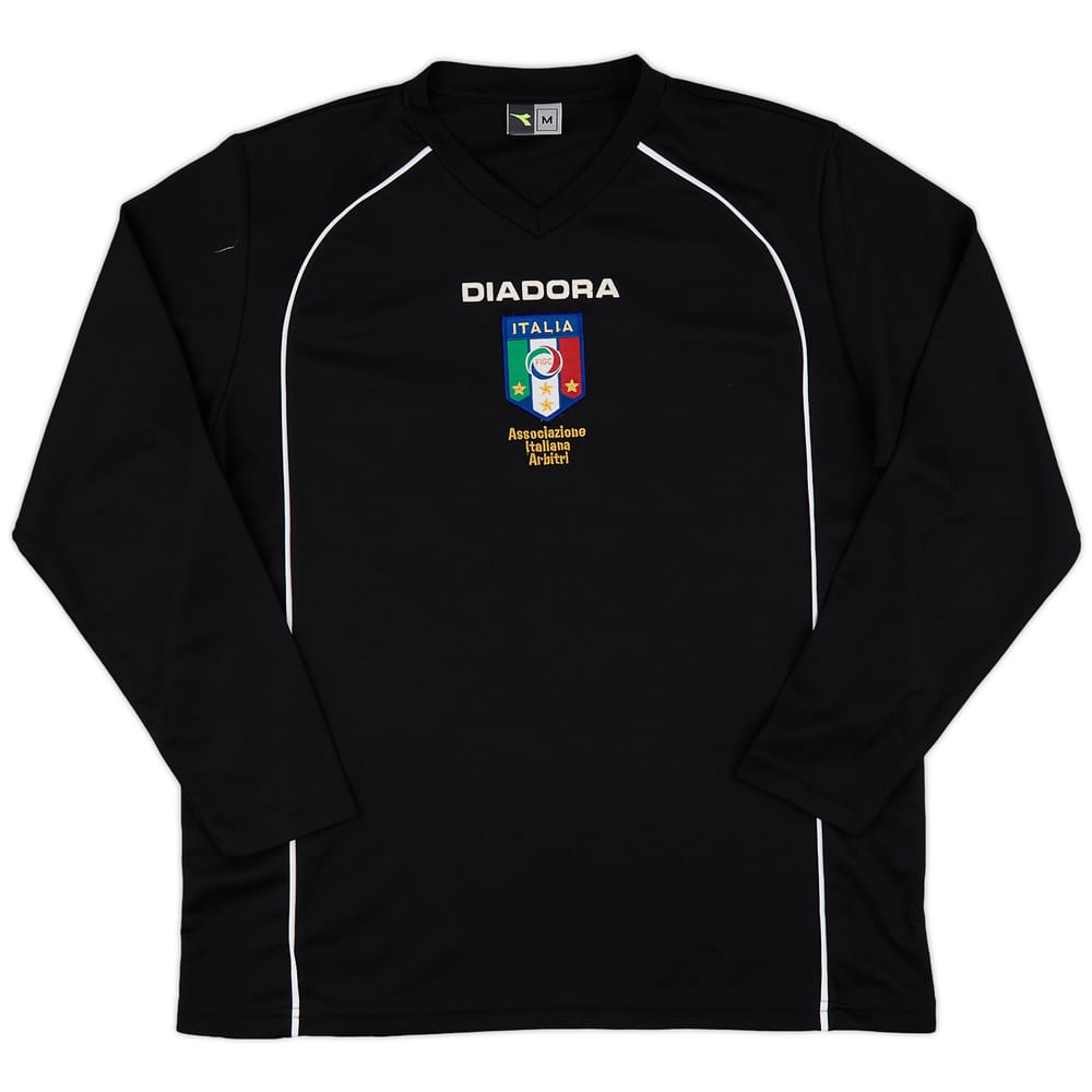 2000s Italy Diadora Referee Training L/S Shirt - 9/10 - (M)