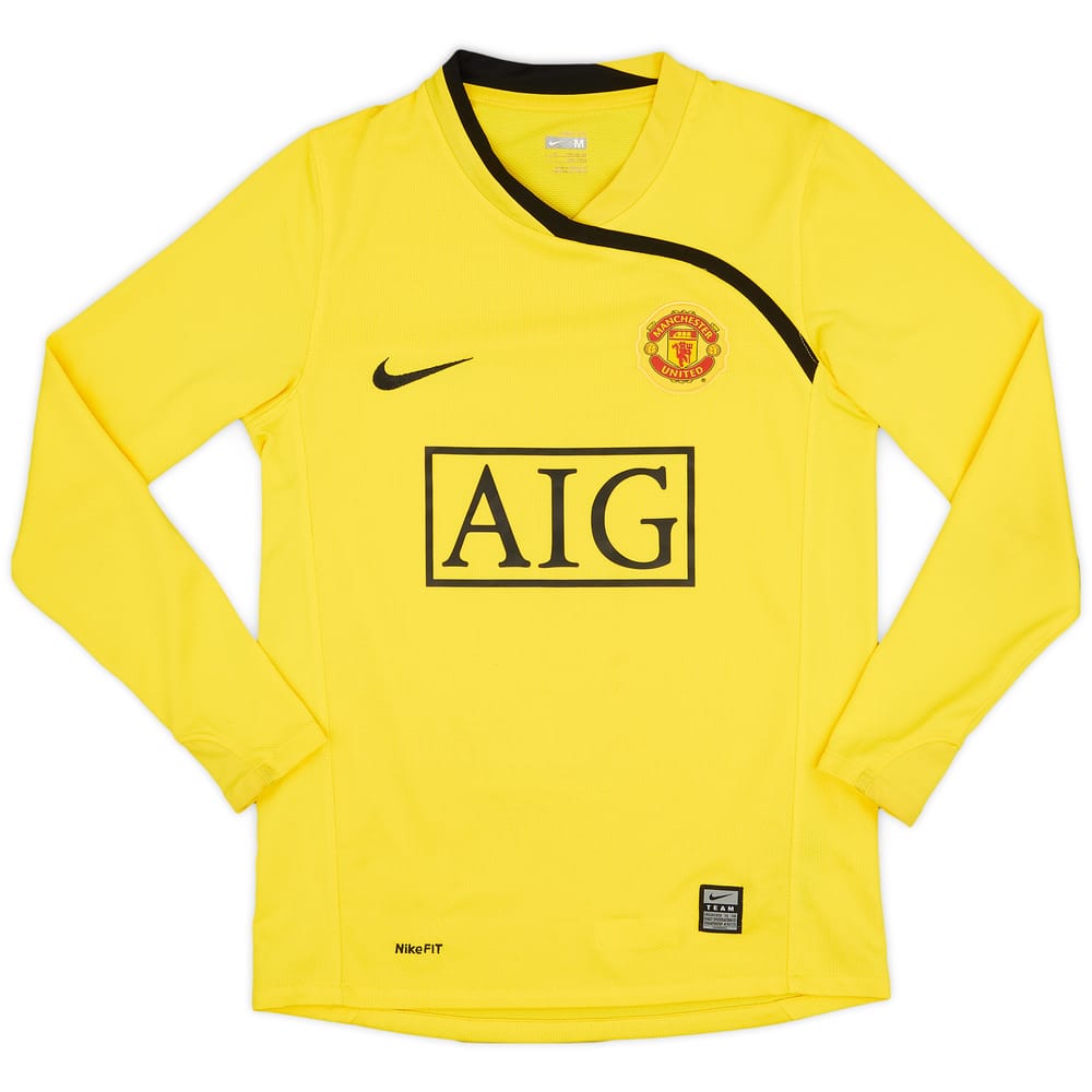 2008-09 Manchester United GK Shirt - 8/10 - (M.Boys)
