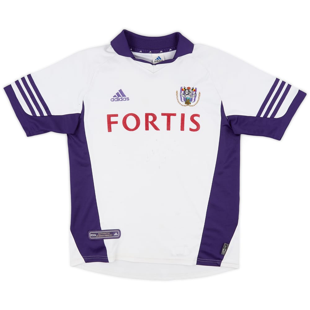 2001-02 Anderlecht Signed Home Shirt - 5/10 - (XL.Boys)