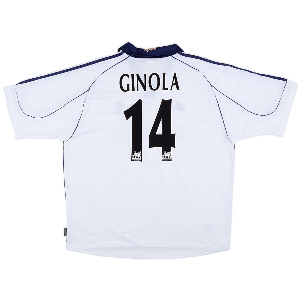 1999-01 Tottenham Home Shirt Ginola #14 (XXL)