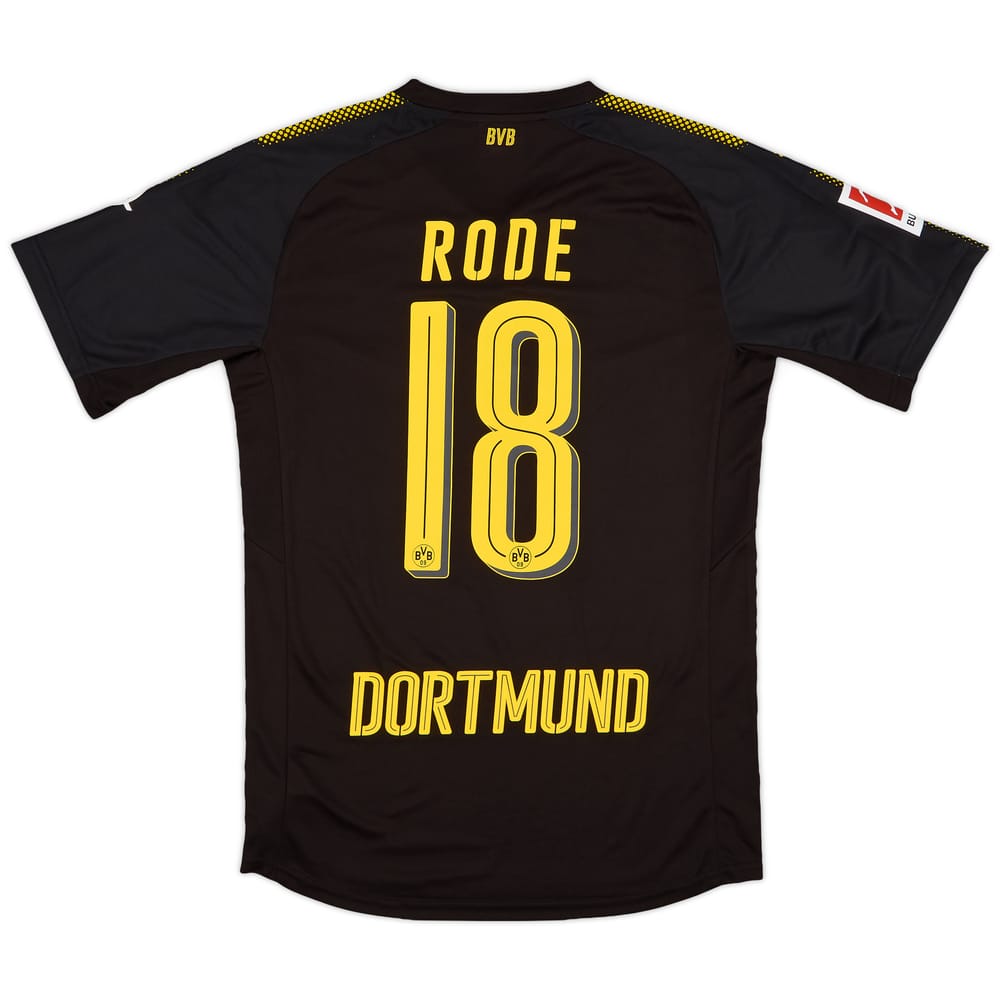 2017-18 Borussia Dortmund Authentic Away Shirt Rode #18 - 10/10 - (M)