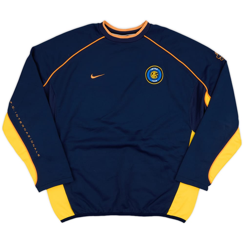2001-02 Inter Milan Nike Sweat Top - 8/10 - (L)