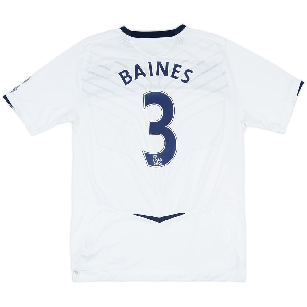 2008-09 Everton Away Shirt Baines #3