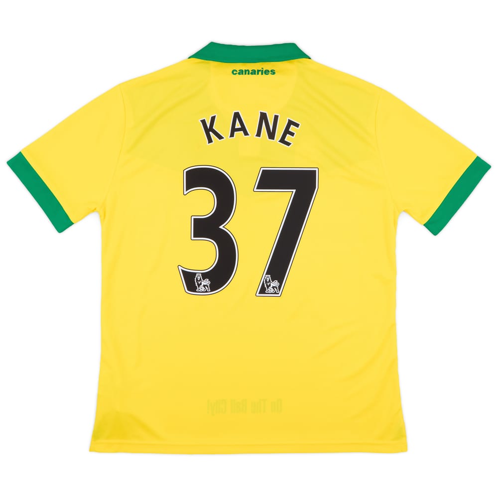 2014-15 Norwich Home Shirt Kane #37 - 8/10 - (M)