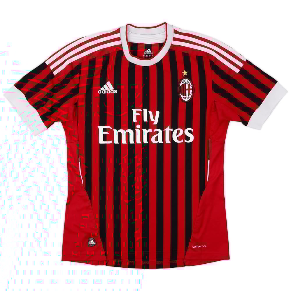2011-12 AC Milan Home Shirt - 7/10 - (S)