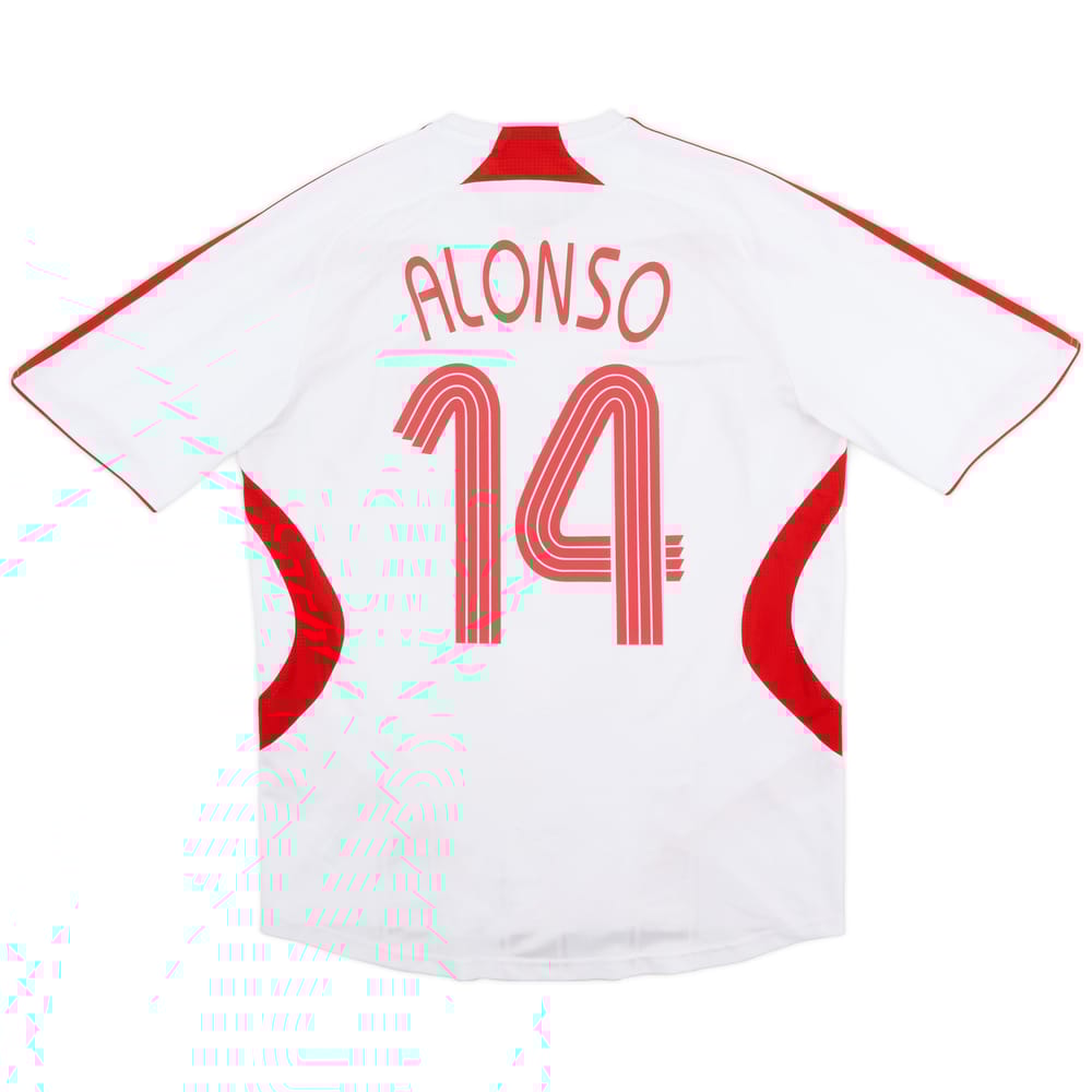 2007-08 Liverpool Away Shirt Alonso #14 - 7/10 - (M)