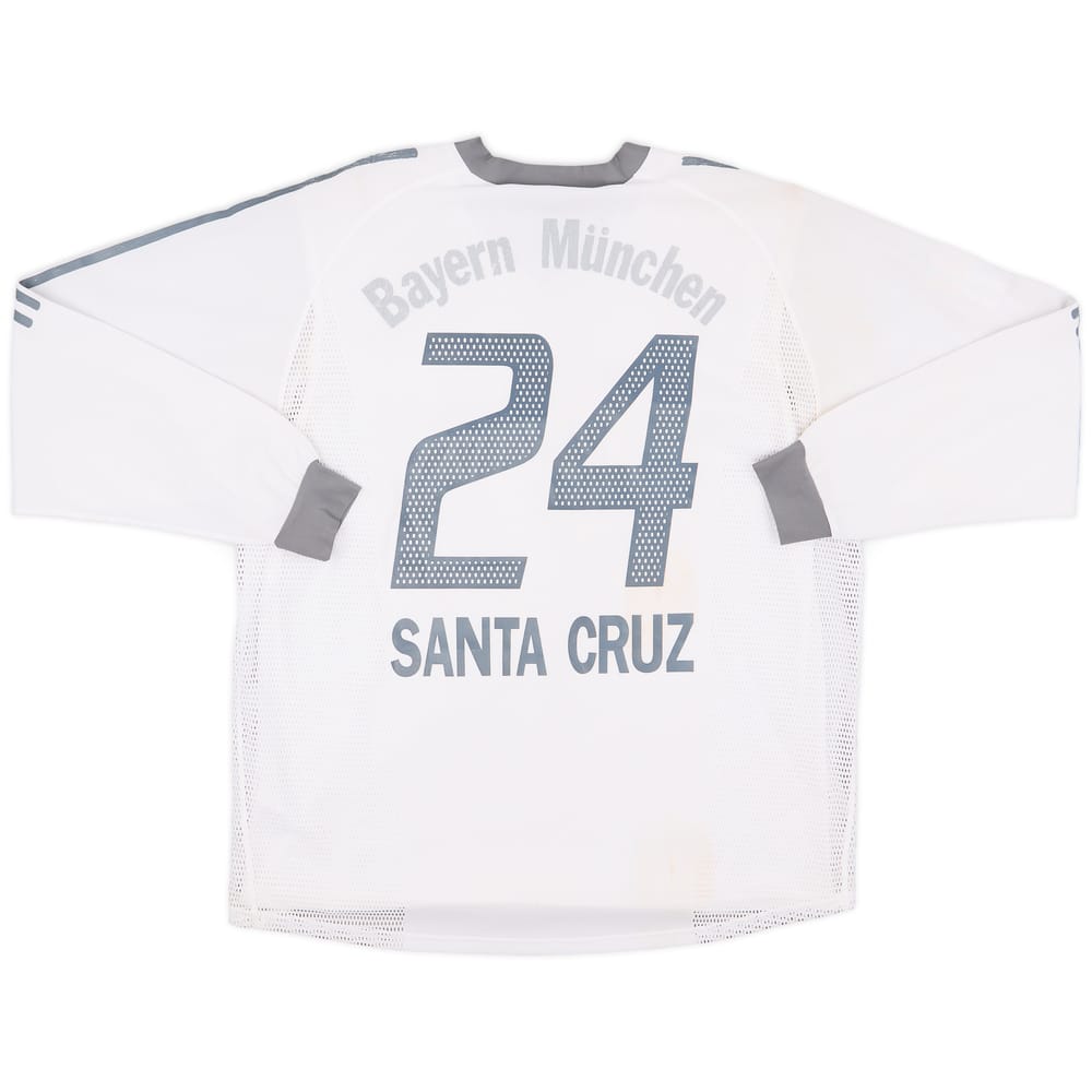 2002-03 Bayern Munich Match Issue Away L/S Shirt Santa Cruz #24