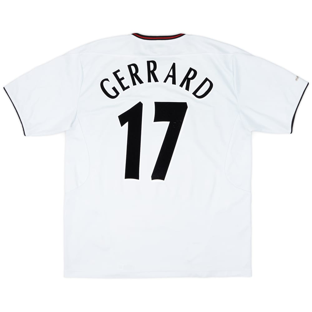 2003-04 Liverpool Away Shirt Gerrard #17 - 6/10 - (L)
