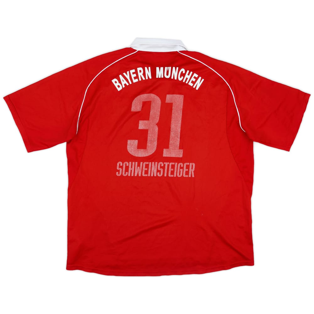 2005-06 Bayern Munich Home Shirt Schweinsteiger #31 - 4/10 - (XXL)