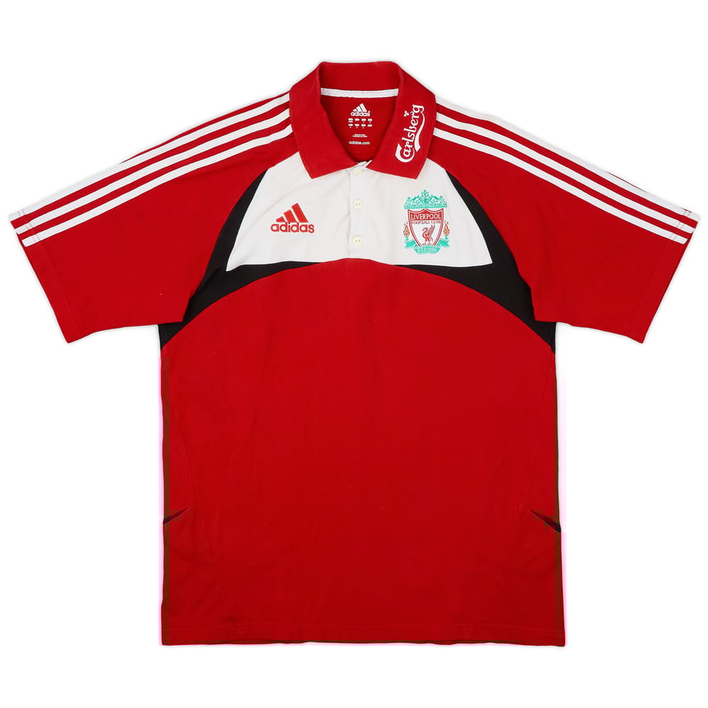 2007-08 Liverpool adidas Polo Shirt - 8/10 - (M)