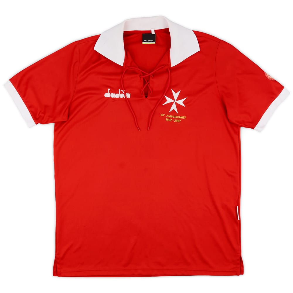 2007 Malta '50th Anniversary' Home Shirt - 8/10 - (XL)