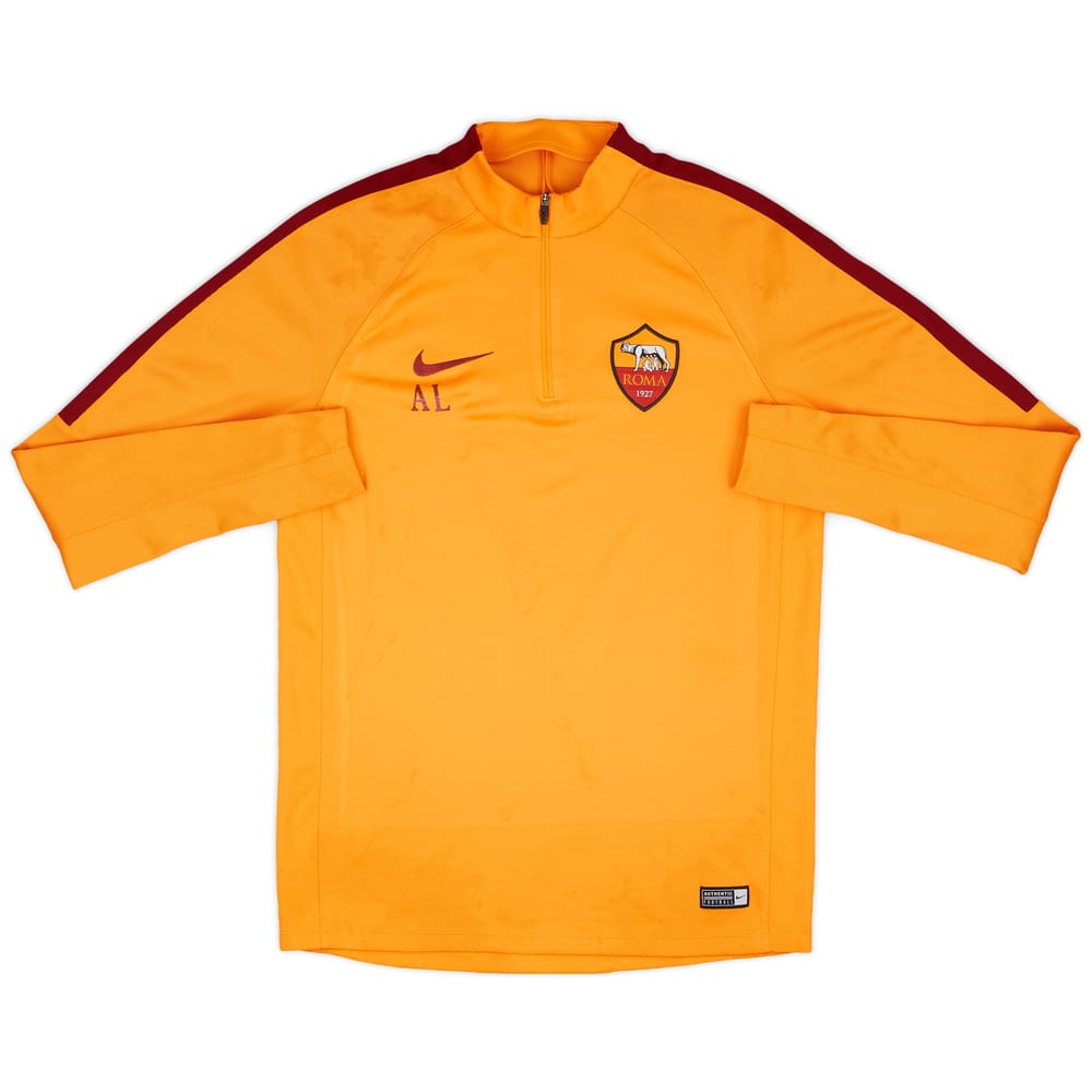 2016-17 Roma Nike Staff Issue 1/4 Zip Drill Top AL - 4/10 - (M)