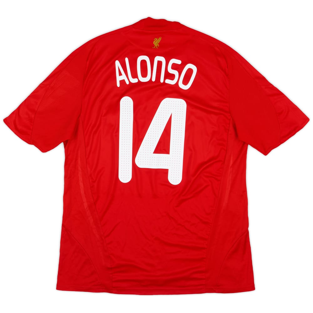 2008-10 Liverpool Home Shirt Alonso #14 - 6/10 - (L)