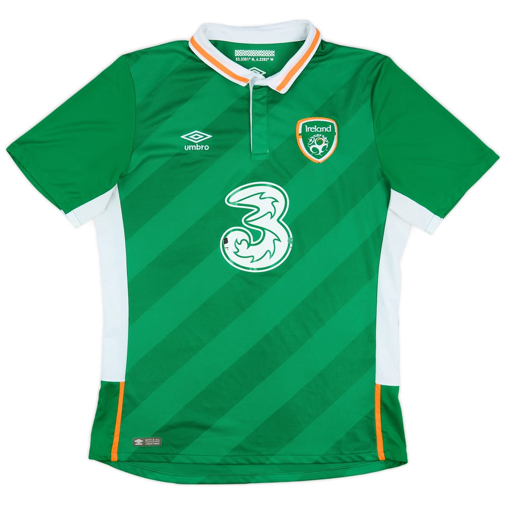 2016-17 Ireland Home Shirt - 6/10 - (L)